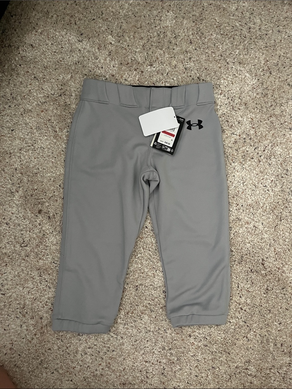 Under Armour Kids Gray Athletic Jogger Pants